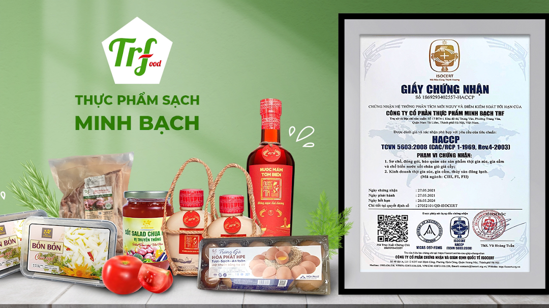 Công ty cổ phần thực phẩm Minh Bạch TRF True Foods JSC.,