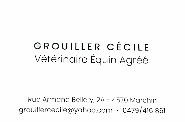 Beoordelingen van Grouiller Cécile / Vétérinaire équin in Hoei - Dierenarts