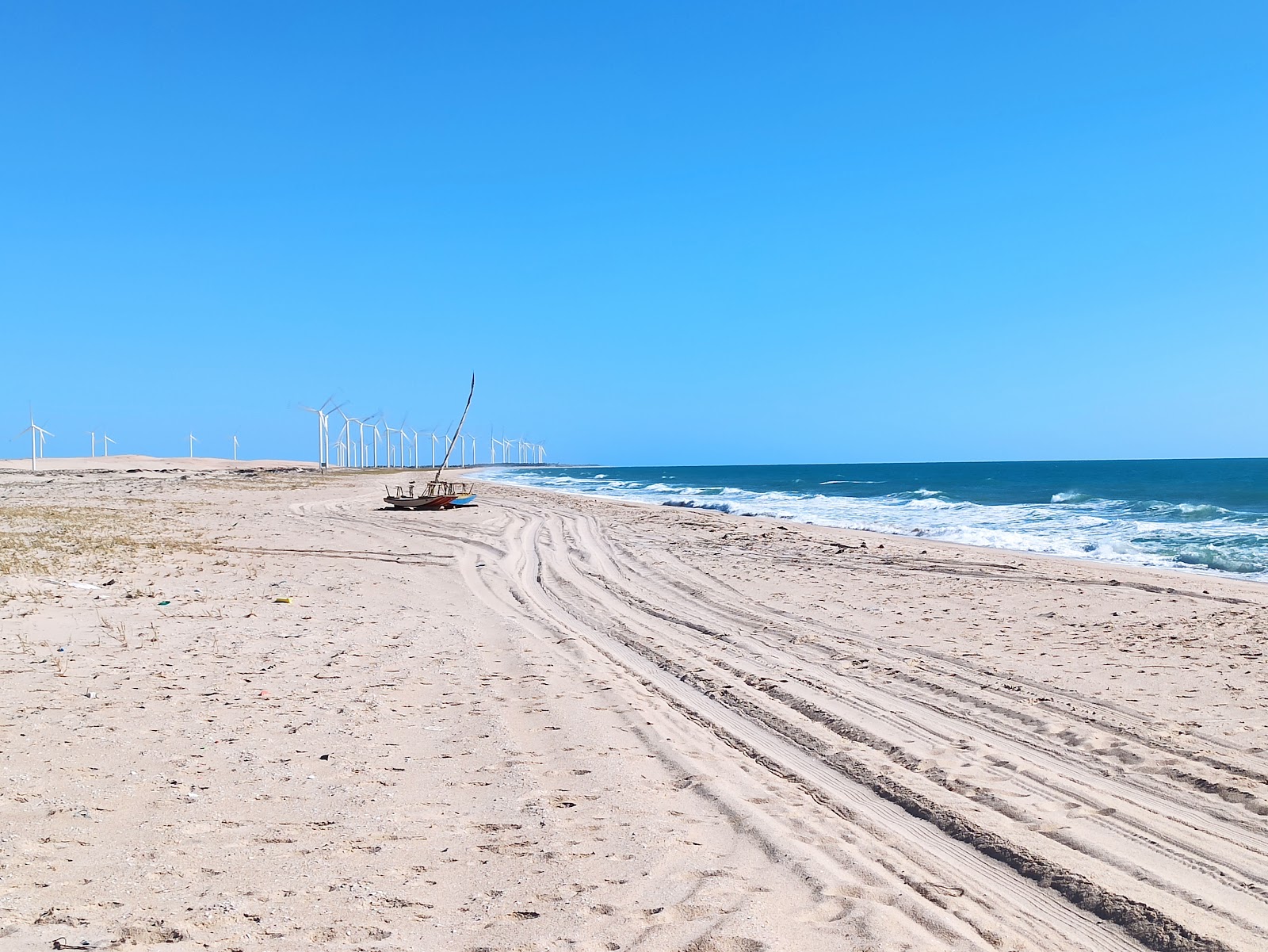 Foto von Praia do Cumbe mit beiger sand Oberfläche