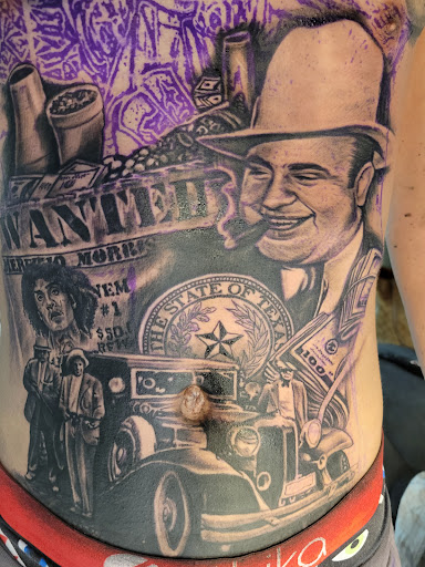 Explore covering up name tattoos ideas, creative tattoo ideas in Round Rock, available at Beto Tats