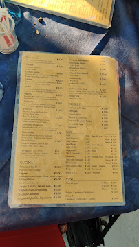 Pizzeria Bellavista à Idro carte