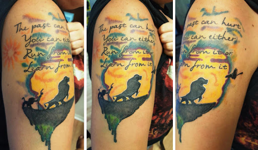 Explore lion cub tattoo ideas, creative tattoo ideas in Owensboro, available at BnB Tattoos & Piercings