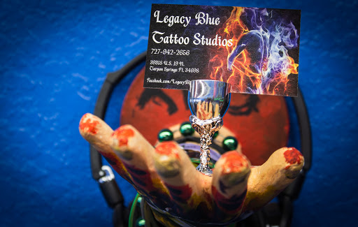 Tattoo Shop «Legacy Blue Tattoo Studio», reviews and photos, 39318 US Hwy 19 N, Tarpon Springs, FL 34689, USA