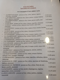 Menu du Le Regain à Braine