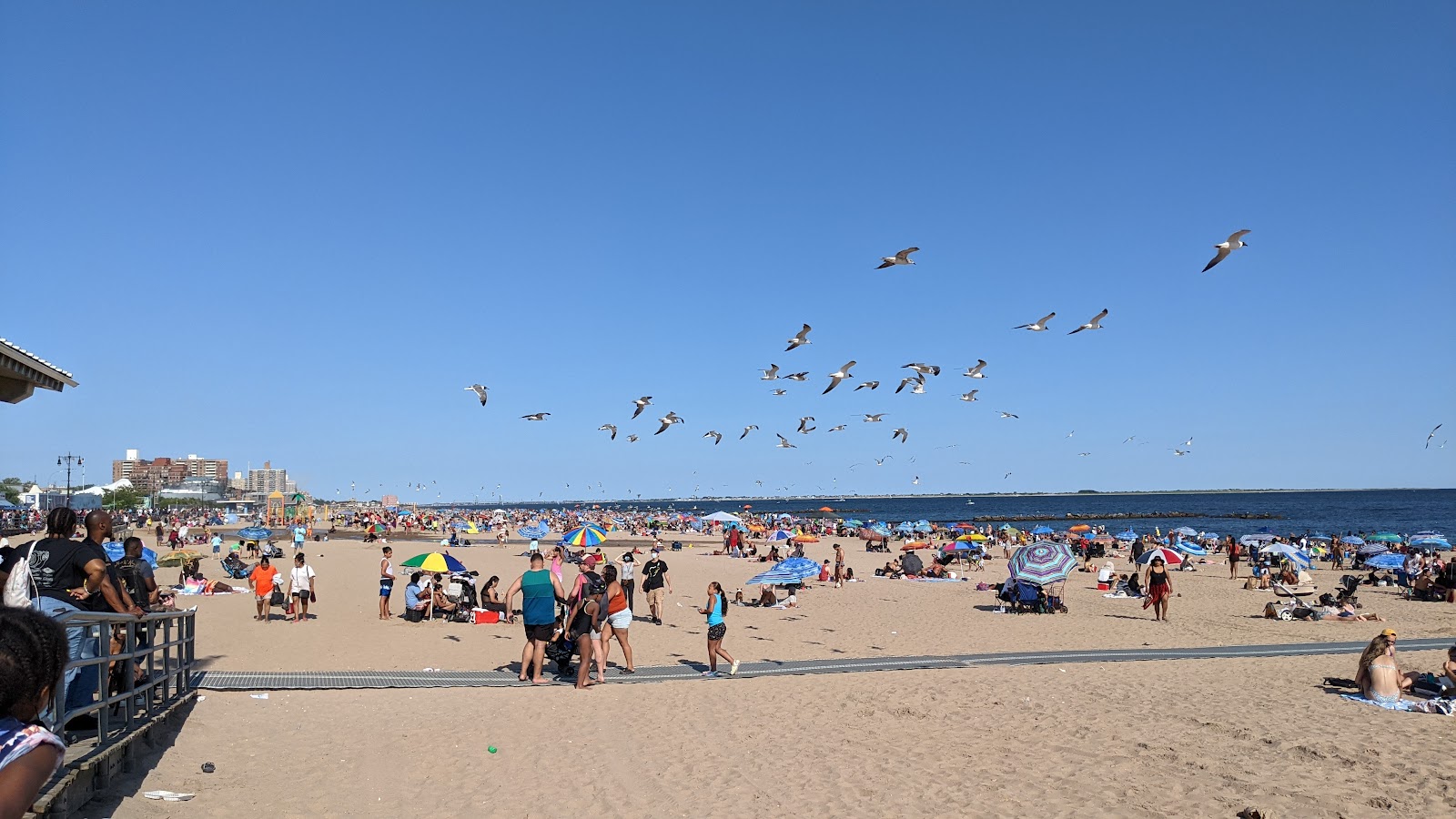 Fotografija Coney Island Beach udobje območja