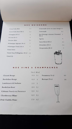 menu du restaurants Casa Italia à Senlis