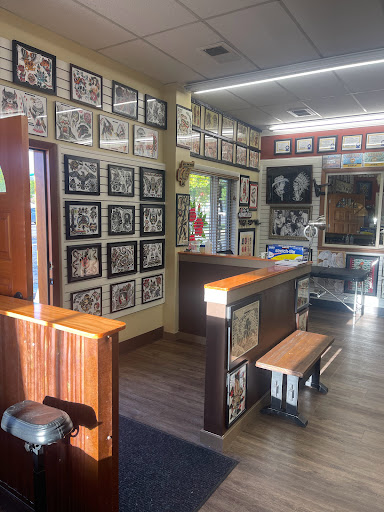 Explore cover up tattoo ideas on thigh, creative tattoo ideas in Bozeman, available at East Main Ink