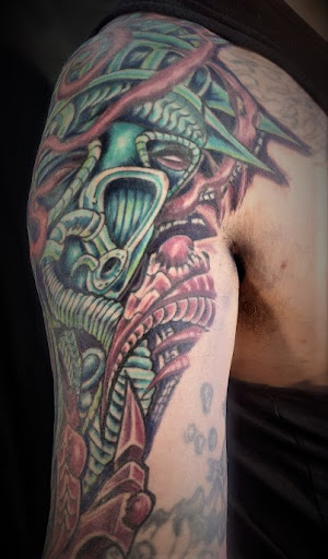 Explore tasmanian devil tattoo ideas, creative tattoo ideas in Hooksett, available at NH Custom Tattoo