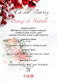 Menu / carte de A Ca' ad Baroz à Castrocaro Terme