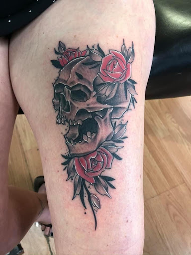 Explore tattoo ideas for black males, creative tattoo ideas in Bullhead City, available at Smoke and Dagger Tattoo