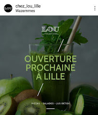Lou à Lille menu