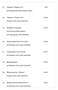 Menu du Sturm à Konz