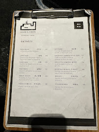 Restaurant coréen Kook Il Kwan à Paris (la carte)