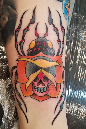 Explore chest piece tattoo ideas for women, creative tattoo ideas in Powell, available at Hummingbird Tattoo Studio