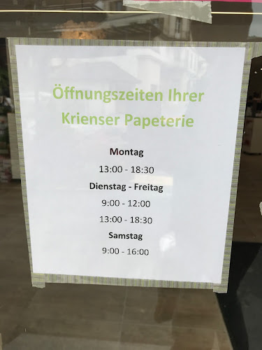 Krienser Papeterie GmbH Öffnungszeiten