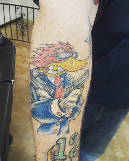 Explore female big tattoo ideas, creative tattoo ideas in Conway, available at Arcane Tattoo