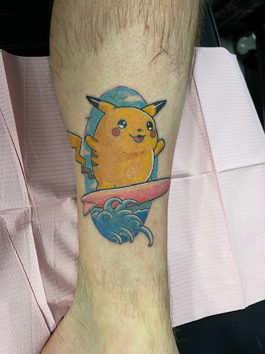 Explore upper shoulder tattoo ideas, creative tattoo ideas in Palm Harbor, available at Angry Owl Tattoo and Piercing