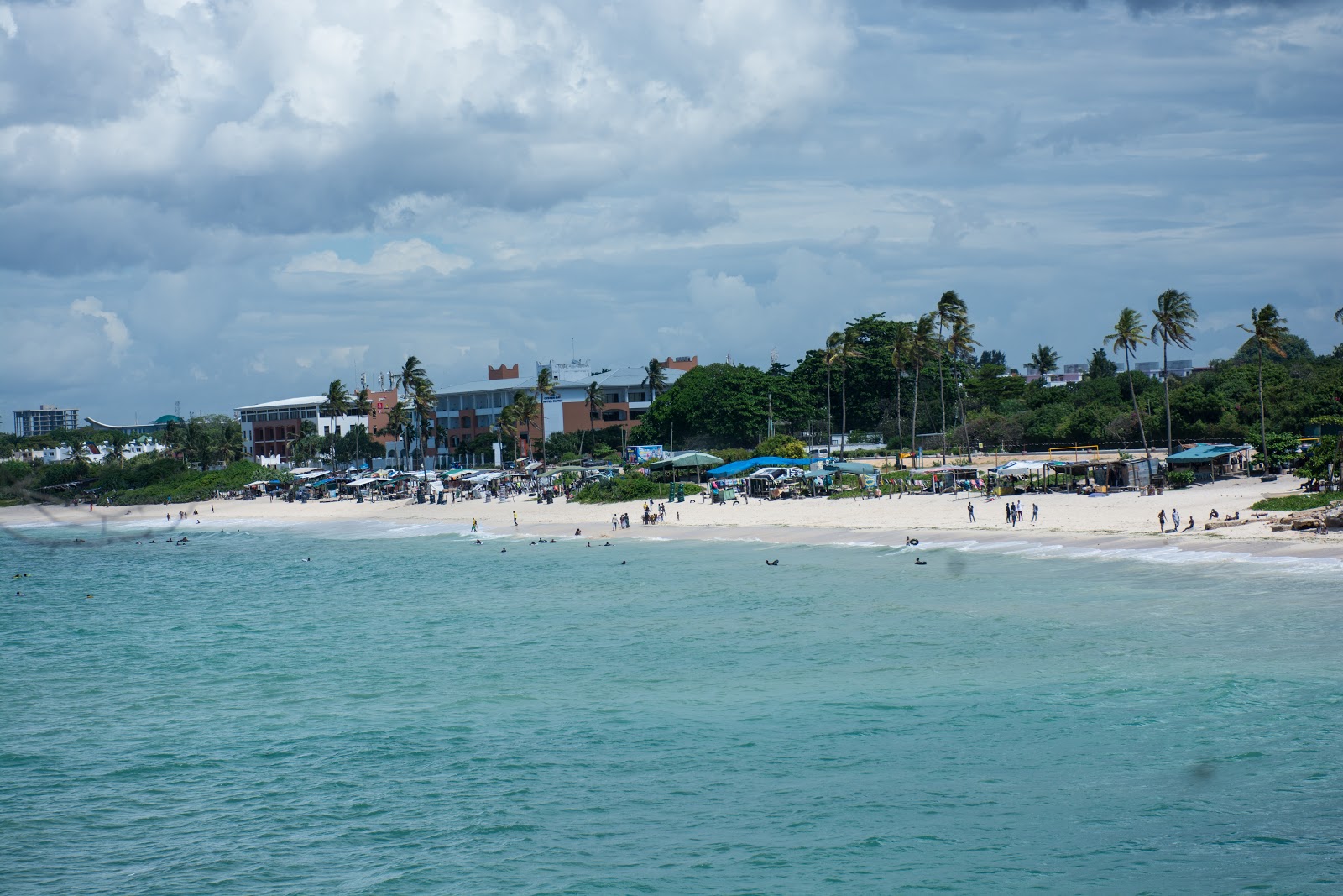 Photo of Coco Beach and the settlement