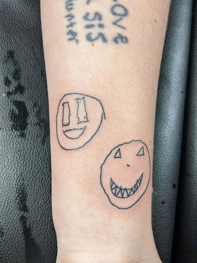 Explore birth and death date tattoo ideas, creative tattoo ideas in Kingsland, available at Sea Of Ink Tattoo & Piercing Studio