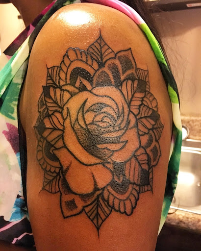 Explore chicano art tattoo ideas, creative tattoo ideas in Atlanta, available at Camp Creek Body Art & Laser