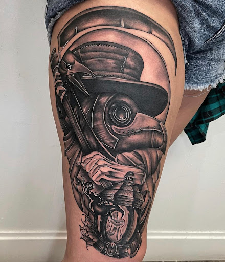 Explore predator tattoo ideas, creative tattoo ideas in Harrisburg, available at Capital Tattoo Company