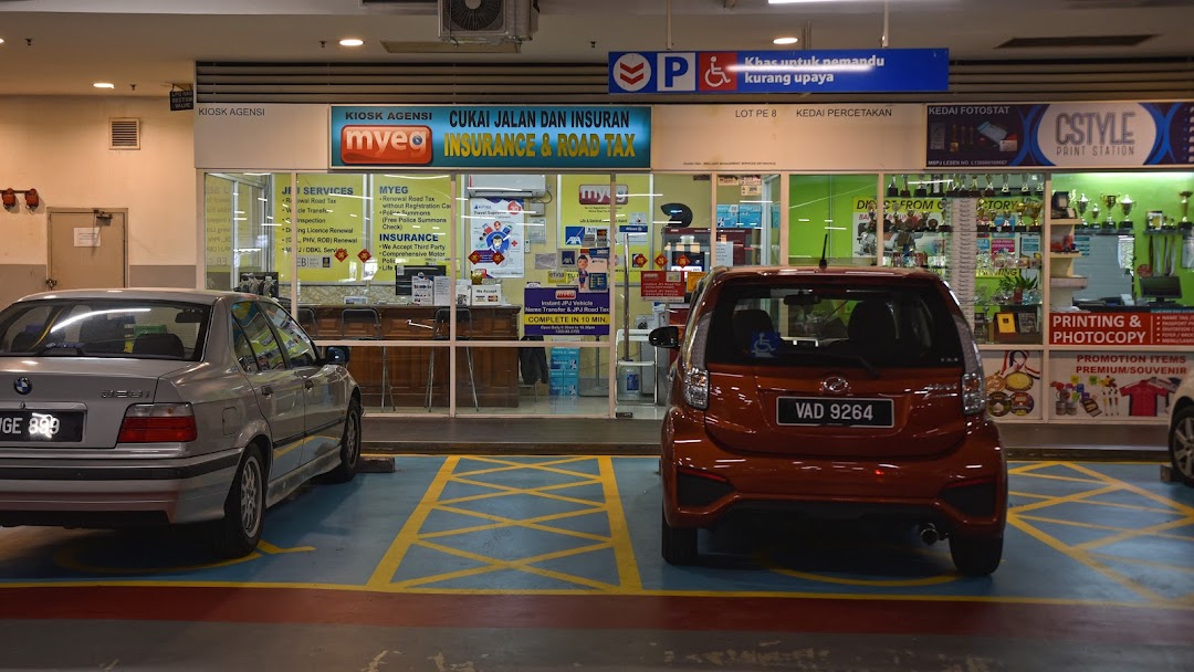 Myeg Agency Kiosk insurance & Road Tax by Brilliant Management Mutiara Damansara