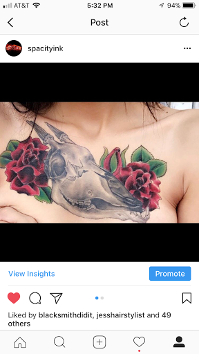 Explore morning glory tattoo ideas, creative tattoo ideas in Hot Springs National Park, available at Spa City Ink