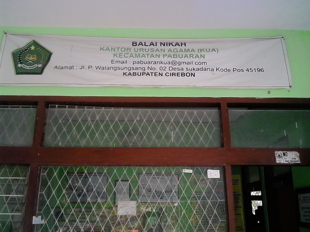 KANTOR URUSAN AGAMA (KUA) KEC. PABUARAN KAB. CIREBON