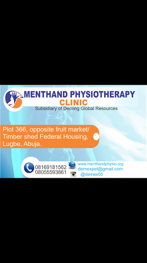 Menthand Physiotherapy Clinic, Lugbe, Abuja, Nigeria, Hospital, state Federal Capital Territory