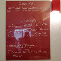 Carte du Pizzeria La Piazzetta Grosseto à Grosseto
