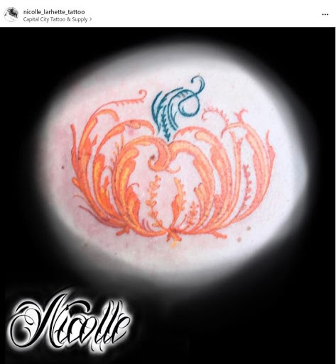 Explore name hand tattoo ideas, creative tattoo ideas in Concord, available at Capital City Tattoo LLC