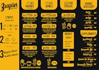 Menu / carte de Bugün à Saint-Germain-en-Laye