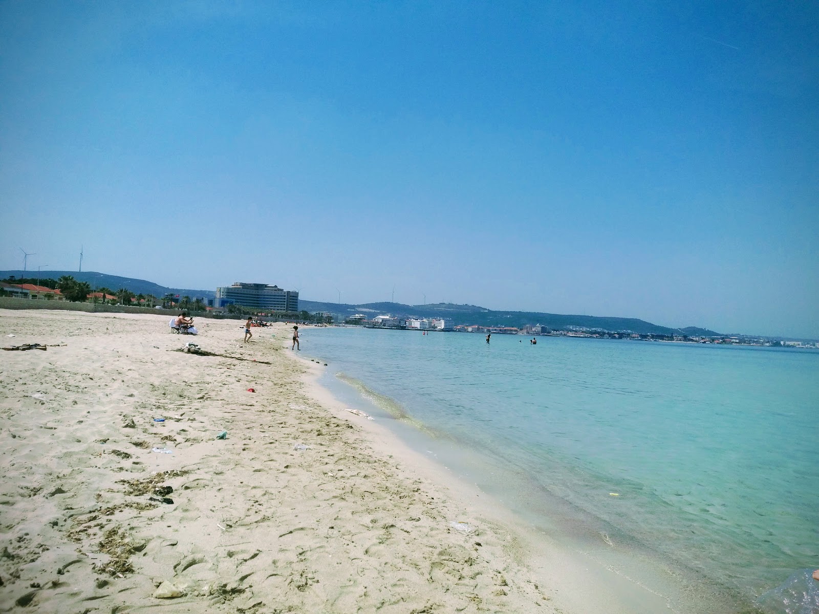 Fotografija Ilica Plaji z svetel fin pesek površino