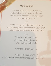 Restaurant de fruits de mer Restaurant Leuchtturm à Hamburg (le menu)