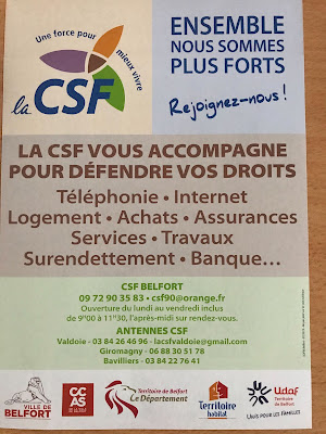 CSF90 Défense du Consommateur à Belfort