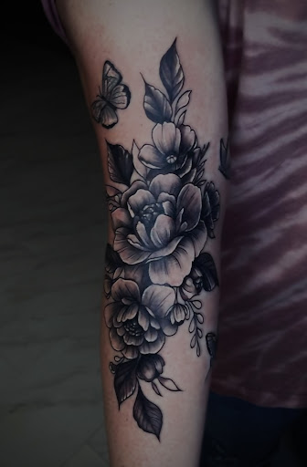 Explore van halen tattoo ideas, creative tattoo ideas in Clarksville, available at Dark Raine Tattoo