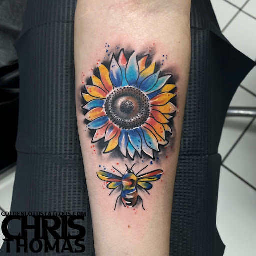 Explore skull hand tattoo ideas, creative tattoo ideas in Sherwood, available at Golden Lotus Tattoo Studio