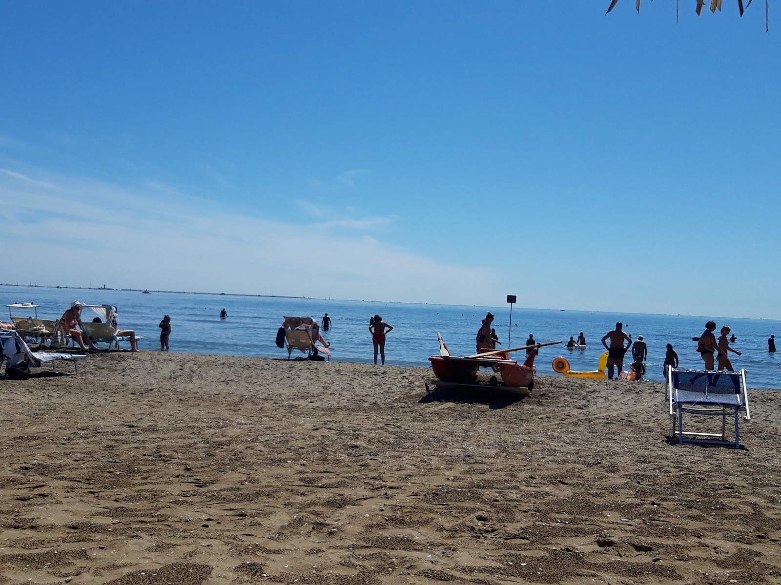 Spiaggia di San Nicoletto的照片 带有长直海岸