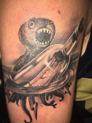 Explore greek mythology tattoo ideas, creative tattoo ideas in Savannah, available at Tatlyfe Studios