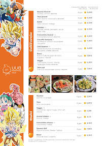Menu / carte de Buu Sushi à Limoux