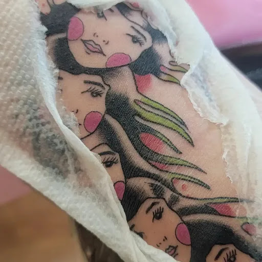 Explore mythical tattoo ideas, creative tattoo ideas in Carbondale, available at Bonedale Tattoo