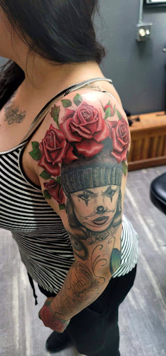 Explore cute woman tattoo ideas, creative tattoo ideas in Yakima, available at Wallflower Body Piercing & Crazy Ink Tattoo
