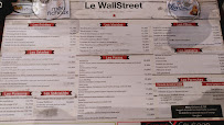 Wall Street Pub à Dunkerque menu