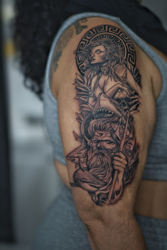 Explore brother's keeper tattoo ideas, creative tattoo ideas in Dorchester, available at Skard4lyfeink Tattoo & Supply