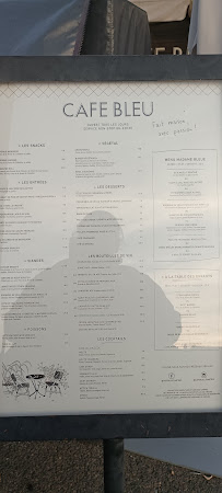 Café Bleu à Chartres menu