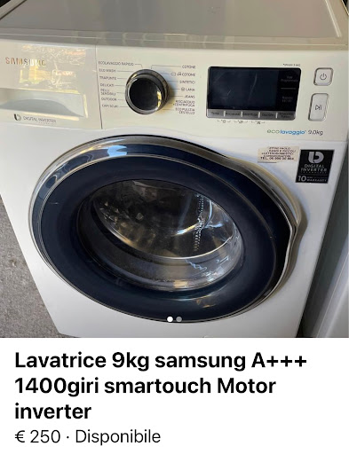 lavatrice usata roma a partire da 150€ usato ricondizionato a nuovo le migliori marche chiamare solo se veramente interessanti al acquisto no perditempo