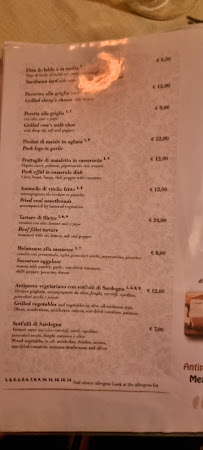 CuCumiao à Palau menu