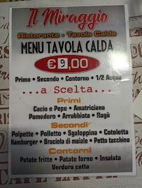 Ristorante Pizzeria il Miraggio Dragona à Rome carte