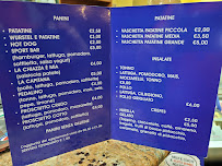 Menu du Bar Sport à Sommatino