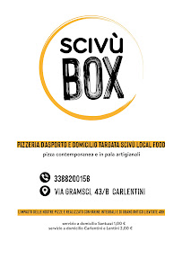 SCIVÙ Box Pizzeria D'asporto à Carlentini Nord carte